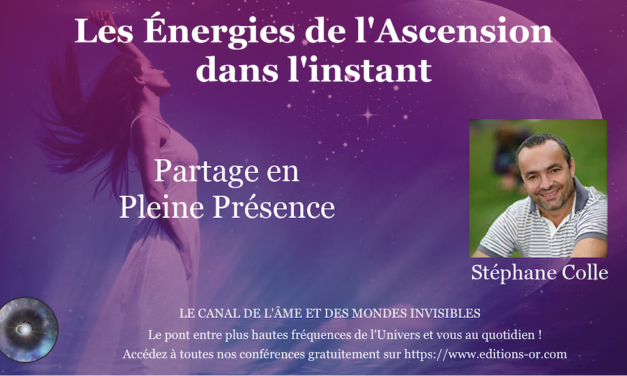 14/09/2020 Partage en Présence – Les énergies de l’Ascension dans l’instant​​​​​​​ sur la TV du canal de l’Âme